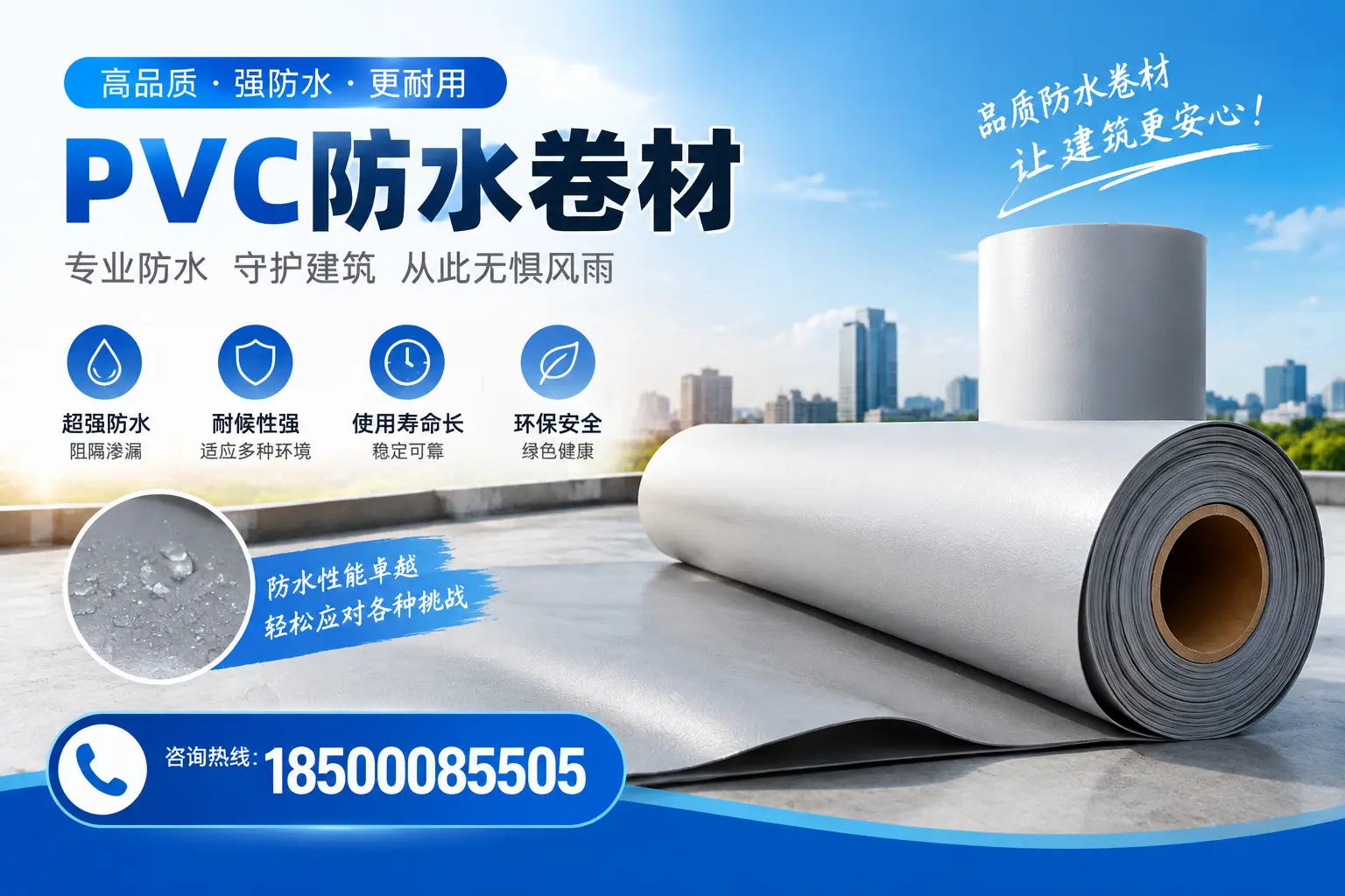 如何选择高质量的PVC防水卷材？拉萨消费者必看指南
